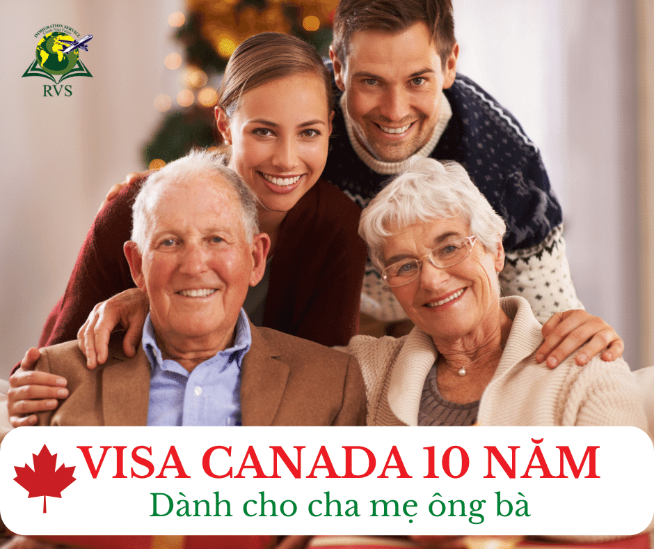 Read more about the article Cách xin visa Canada 10 năm dành cho cha mẹ ông bà