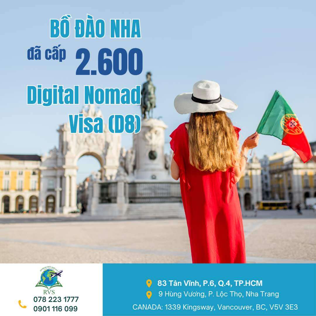 Read more about the article Bồ Đào Nha cấp 2.600 thị thực Digital Nomad Visa trong một năm