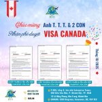 RVS CHÚC MỪNG KHÁCH HÀNG T. T. T. VÀ HAI CON NHẬN ĐƯỢC PHÊ DUYỆT VISA CANADA