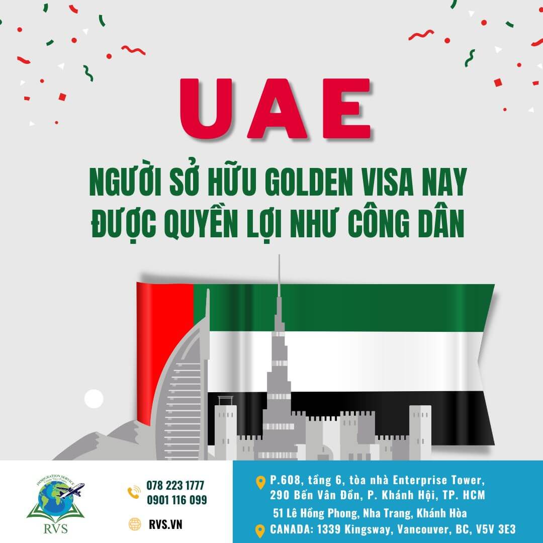 UAE: Người sở hữu Golden Visa nay được đối xử như công dân – Bước ngoặt ...
