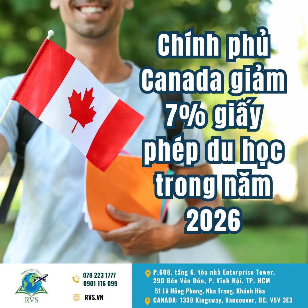 Read more about the article Chính phủ Canada công bố số lượng giấy phép du học dự kiến cấp trong năm 2026, giảm 7% so với 2025