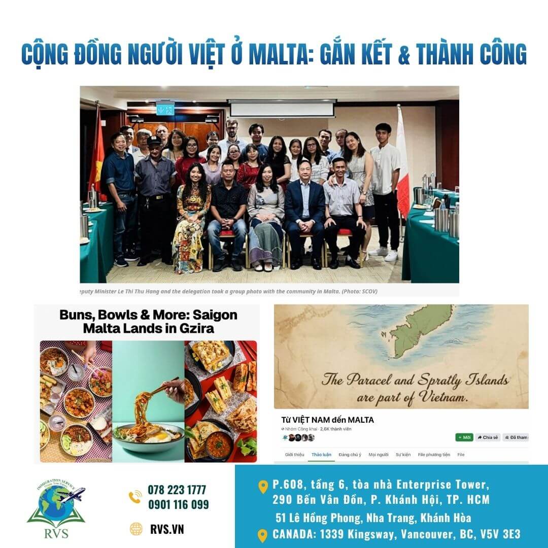 Read more about the article Cộng đồng người Việt ở Malta: Kinh doanh phát đạt & ngày càng lớn mạnh