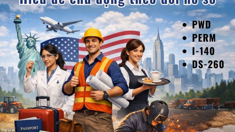 Toàn bộ quy trình định cư Mỹ diện EB3: Hiểu để chủ động theo dõi hồ sơ