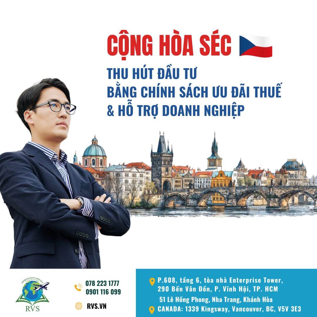 Read more about the article Cộng hòa Séc thu hút đầu tư bằng các ưu đãi thuế và chính sách hỗ trợ doanh nghiệp