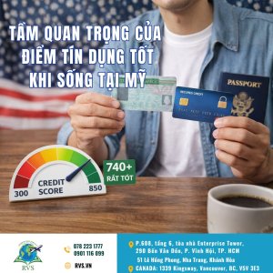 Điểm tín dụng khi sinh sống và định cư Mỹ