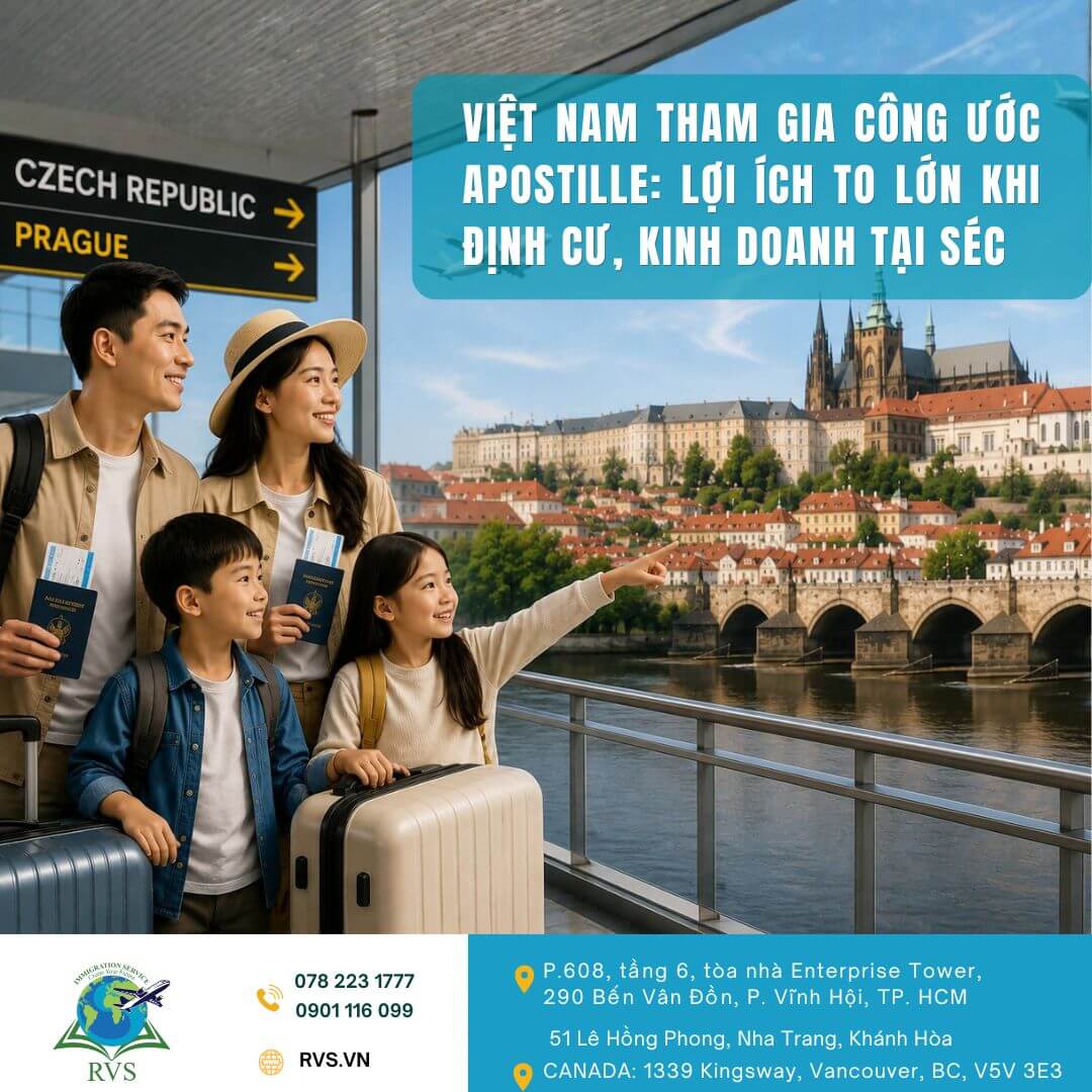 Read more about the article Việt Nam tham gia công ước Apostille: lợi ích to lớn khi định cư, kinh doanh tại Cộng hòa Séc