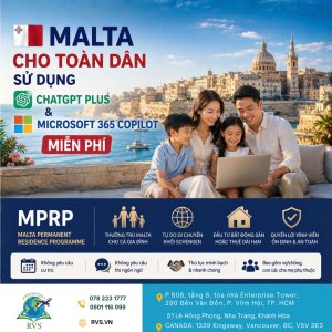 Chương trình định cư Malta MPRP. Malta cho người dân sử dụng AI miễn phí.