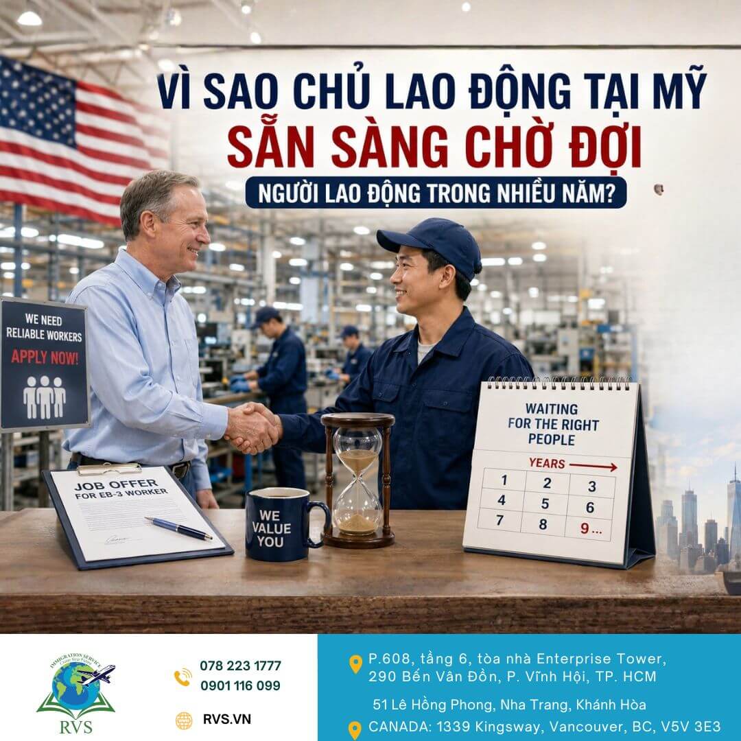 Định cư Mỹ EB3, chủ lao động tại Mỹ hỗ trợ gì cho người lao động?
