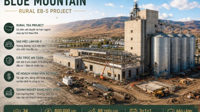 Dự án EB-5 Cairnspring Mills Blue Mountain