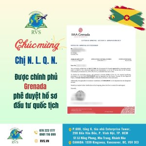 Khách hàng định cư Grenada thành công