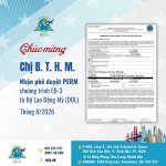 RVS CHÚC MỪNG KHÁCH HÀNG B. T. H. M. ĐƯỢC PHÊ DUYỆT PERM (LC) CHƯƠNG TRÌNH ĐỊNH CƯ MỸ EB-3