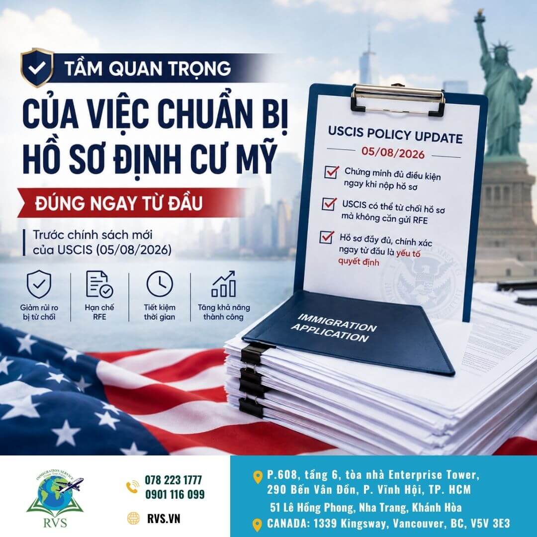 Read more about the article Tầm quan trọng của việc chuẩn bị hồ sơ định cư Mỹ đúng ngay từ đầu trước chính sách mới của uscis