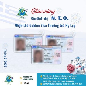 Khách hàng thành công chương trình Golden Visa Hy Lạp