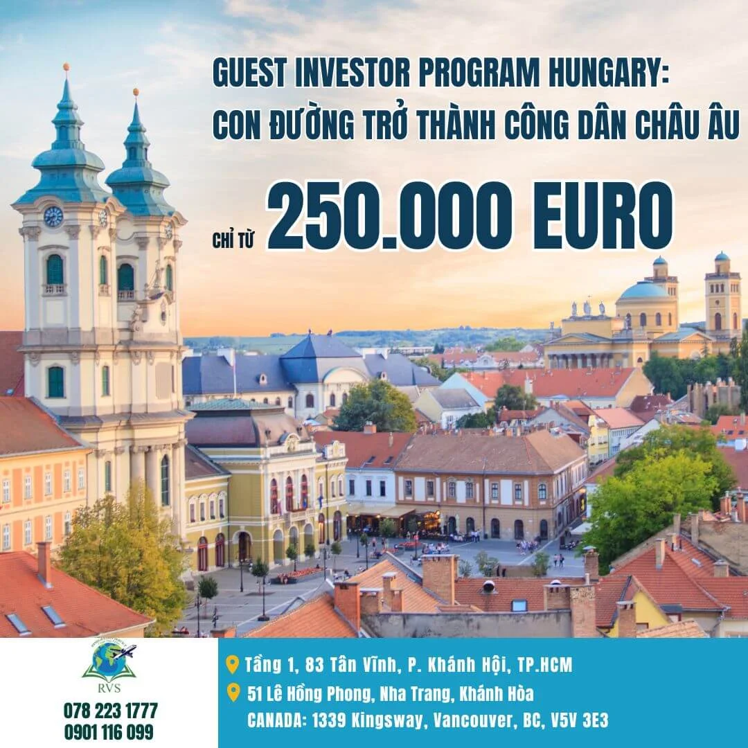 Read more about the article Con Đường Định Cư Châu Âu Bền Vững, chỉ từ 250,000 Euro với Chương Trình Guest Investor của Hungary